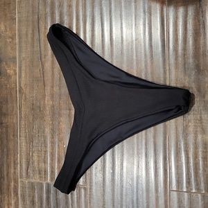 Black bikini bottom